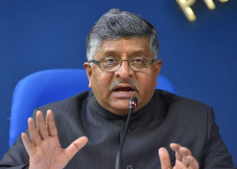 Law Minister Ravi Shankar Prasad. (File| PTI)