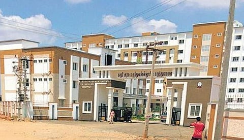 The government medical college and hospital at Gandhigram is awaiting inauguration by Chief Minister on March 5 | Express