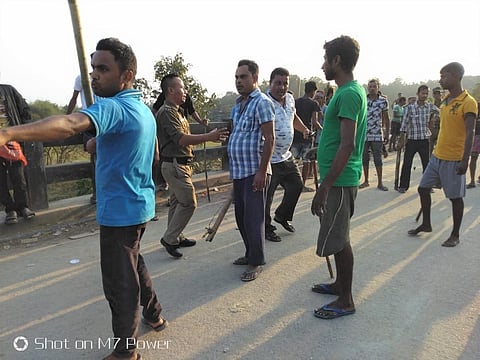 The clashes broke out at Ichamati village in Shella at the end of a meeting organized to discuss CAA and ILP and witnessed participation by hundreds of tribals and non-tribals from the area and neighbouring villages. (Photo | EPS)