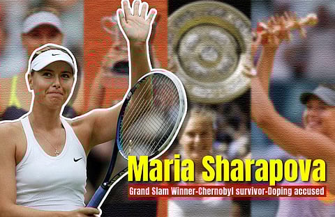Russian superstar Maria Sharapova was once the most sought-after female athlete on the planet. She beat Serena Williams to lift her first Grand Slam title when she 'was just a bony teenager' and went on to complete a career Grand Slam many years later. In