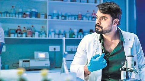 A still from Forensic