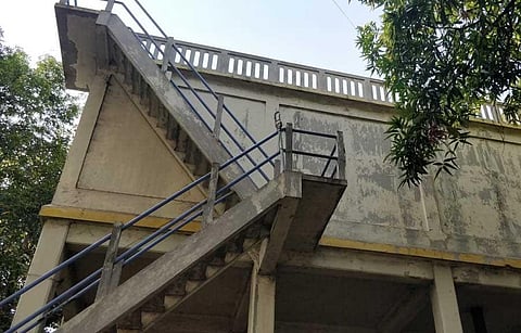 The 80-year-old tank that was demolished on Friday | Special Arrangement