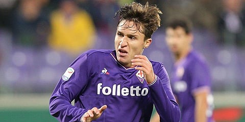 Fiorentina's Federico Chiesa. (File Photo | AFP)