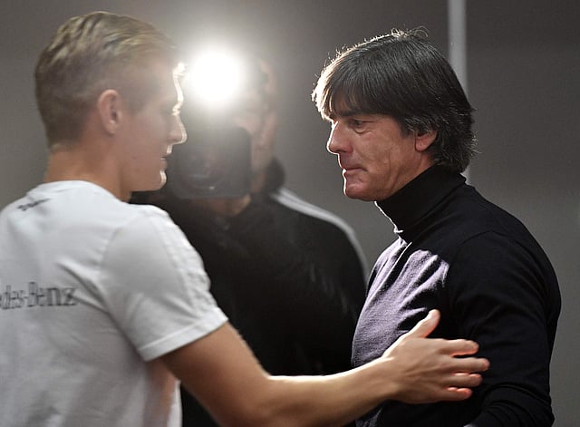 They say walking 5km every morning is part of his daily routine. Some other stories suggest he loves to have his Italian vine floating in the pool. For hobbies, well, he has conquered the Kilimanjaro more than once and have been spotted in casinos playing poker for long hours. IN PIC: Loew and player Toni Kroos at a pre-match press conference. (Photo | AP)