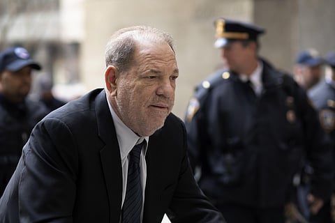 Harvey Weinstein arrives at court for his trial on charges of rape and sexual assault. (Photo | AP)