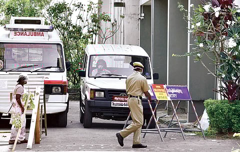 The isolation ward at the Kalamassery Medical College in Kochi, where as many as 12 persons have been quarantined for suspected novel coronavirus infection | Albin Mathew