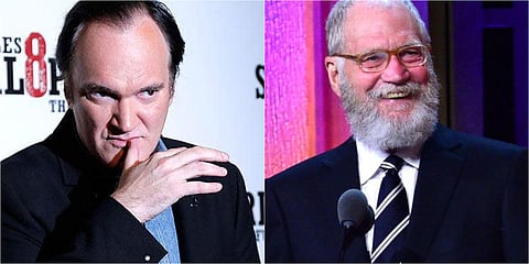 David Letterman said though Tarantino was not ready to apologise, his publicist made him do so.