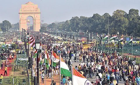 Project involves demolition of existing buildings along both sides of Rajpath, to make way for new govt complexes. (Photo | EPS)