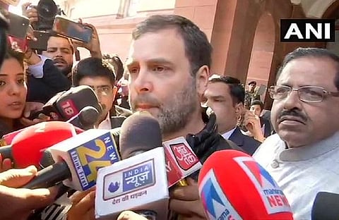 Congress leader Rahul Gandhi. (Photo| ANI)