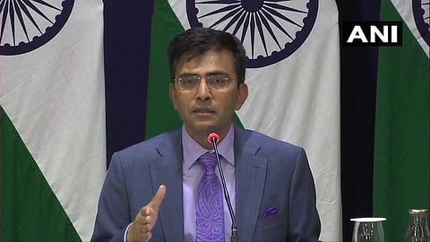 External Affairs Ministry spokesperson Raveesh Kumar.