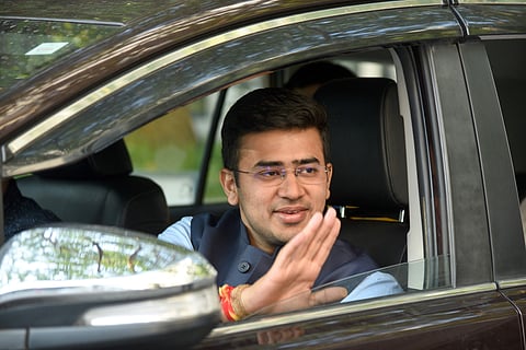 BJP MP Tejasvi Surya. (Photo | Nagaraj Gadekal, EPS)