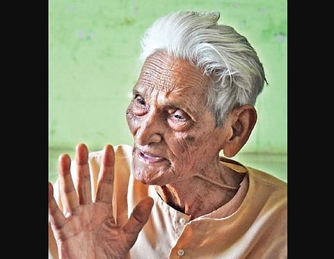 Former Odisha MLA Padma Charana Nayak in Vijayawada | P RAVINDRA BABU