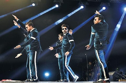 Shraey Khanna’s international dance team  performs on the second day of Vibrance 2020 on Friday  | p jawahar