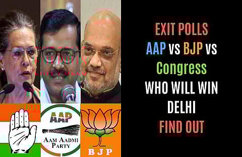As polling for 70 Assembly seats in Delhi on Saturday concluded on a peaceful note, check out what the Exit Polls have to say.
