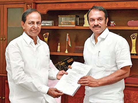 Sudheer Reddy had won the 2018 Assembly elections on the Congress ticket.