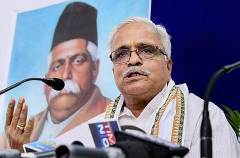 RSS Sarkaryawah (General Secretary) Suresh Bhaiyyaji Joshi (File Photo | PTI)