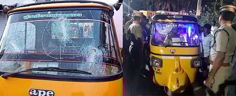 Two autos belonging to Hindu and Muslim vandalized in city