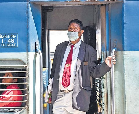 Representative image of a Travelling Ticket Examiner (TTE)