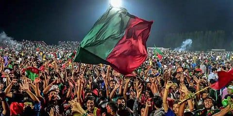 Kolkata derby between champions Mohun Bagan and East Bengal, are likely to be played in empty stadiums. (Photo | PTI)