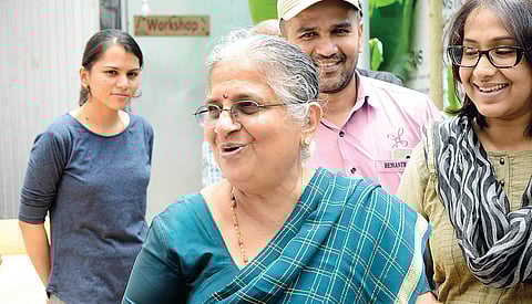 Philanthropist and writer Sudha Murty. (File | EPS)