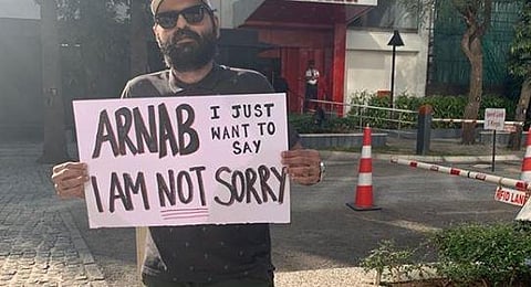 Stand Up Comedian Kunal Kamra in Mumbai. (Photo| Twitter)
