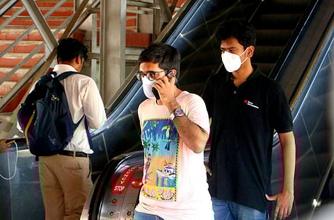 People across the country on alert as cases of COVID-19 continue to rise. (Photo| TP Sooraj)