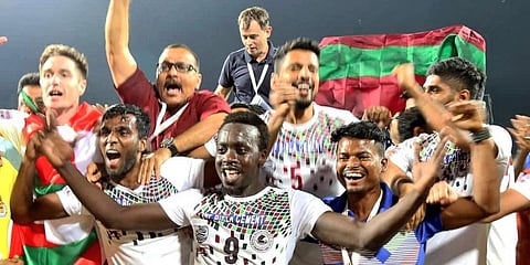 Mohun Bagan football stars (Photo | Mohun Bagan Twitter)