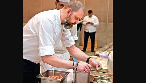 Michelin-starred chef Nicolas Durif