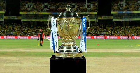Image of IPL Trophy used for representational purpose (Photo| BCCI Twitter)