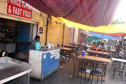 One of the empty fast food centre at Ameerpet due to coronavirus effect in Hyderabad. (Photo | Sathya Keerthi, EPS)