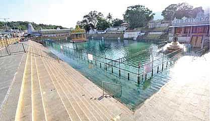 Arjitha Sevas to processional deities suspended in Tirumala 