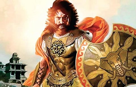 A still from the film 'Raja Veera Madakari Nayaka'