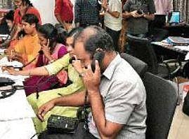 The control room at district collectorate