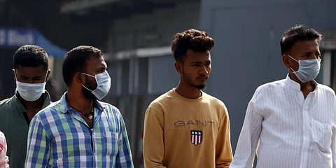 People wear facemasks in Vellore amid coronavirus scare. (File photo| S Dinesh, EPS)