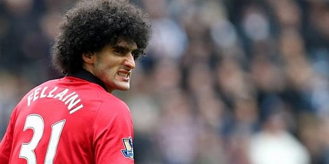Former Manchester United midfielder Marouane Fellaini