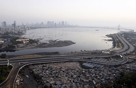 Mumbai City streets wear deserted look during Janta Curfew in the wake of deadly coronavirus in Mumbai Sunday March 22 2020. (Photo | PTI)