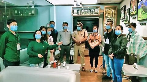 The young Nagas at the hospital