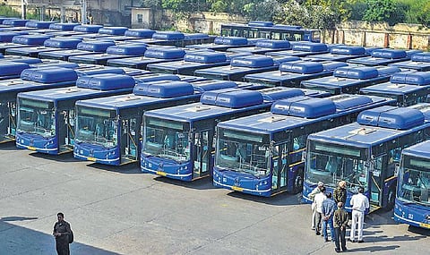 Deputy CM Manish Sisodia said his government has allocated `259 crore for the purchase of more DTC buses. He also pledged funds for Metro Phase 4. (Photo | File)