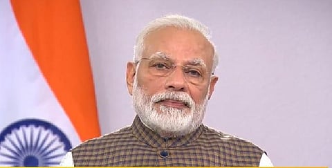 PM addresses the nation on coronavirus. (Photo | Twitter)