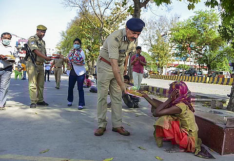 Prayagraj police donate a day's salary for COVID-19 relief