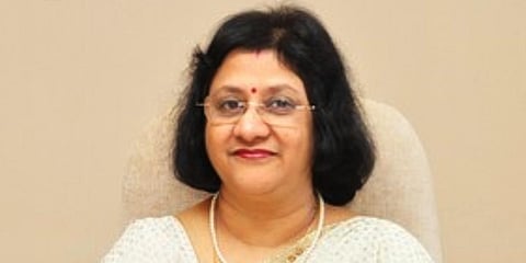 Former SBI chairperson Arundhati Bhattacharya. (Photo| Twitter)