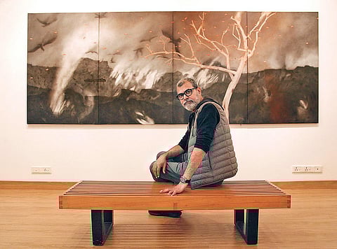 Artist Chandra Bhattacharjee