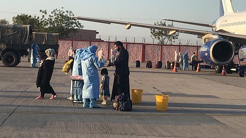 Indians evacuated from Iran reach Jodhpur.