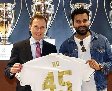 Rohit, La Liga's brand ambassador in India.