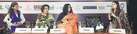 Panel discussion ‘Women’s Safety in India – A Crumbling Myth?’ at the International Women’s Day Awards 2020 held on March 2 at Hotel Le Meridien