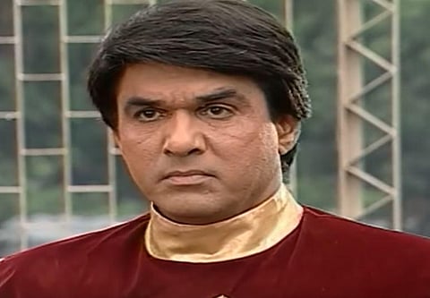 Mukesh Khanna as Shaktimaan. (Youtube Screengrab)