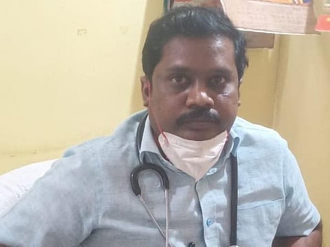 Investigations revealed that R Madhavan (in pic) had completed education up to Plus Two and had been running the clinic for four years.