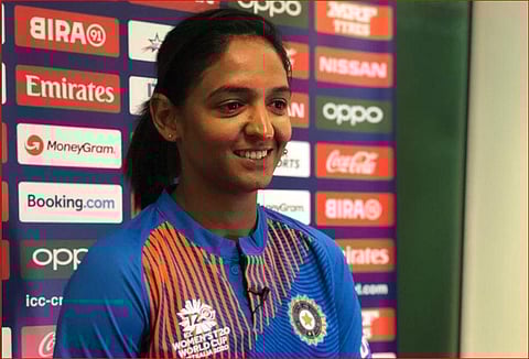 Indian women's cricket team captain Harmanpreet Kaur. (Twitter Photo)