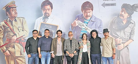 Shah Rukh Khan and the cast of Kaamyaab at the film screening at PVR ECX in Andheri Gallery