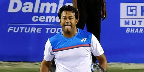Paes made his Davis Cup debut 30 years ago and boasts a career competition record of 92 wins and 35 losses. (Photo | PTI)